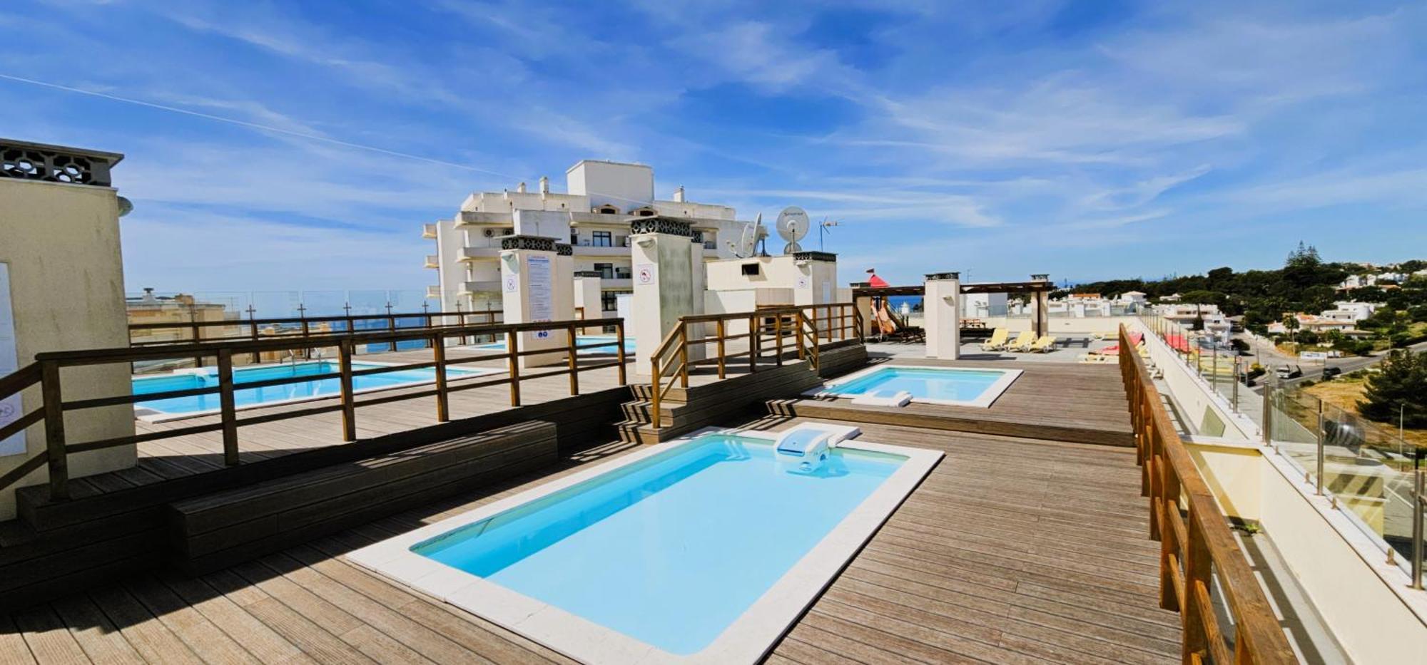 1B Terrace B - Casas & Papeis Apartment Armacao de Pera Bagian luar foto
