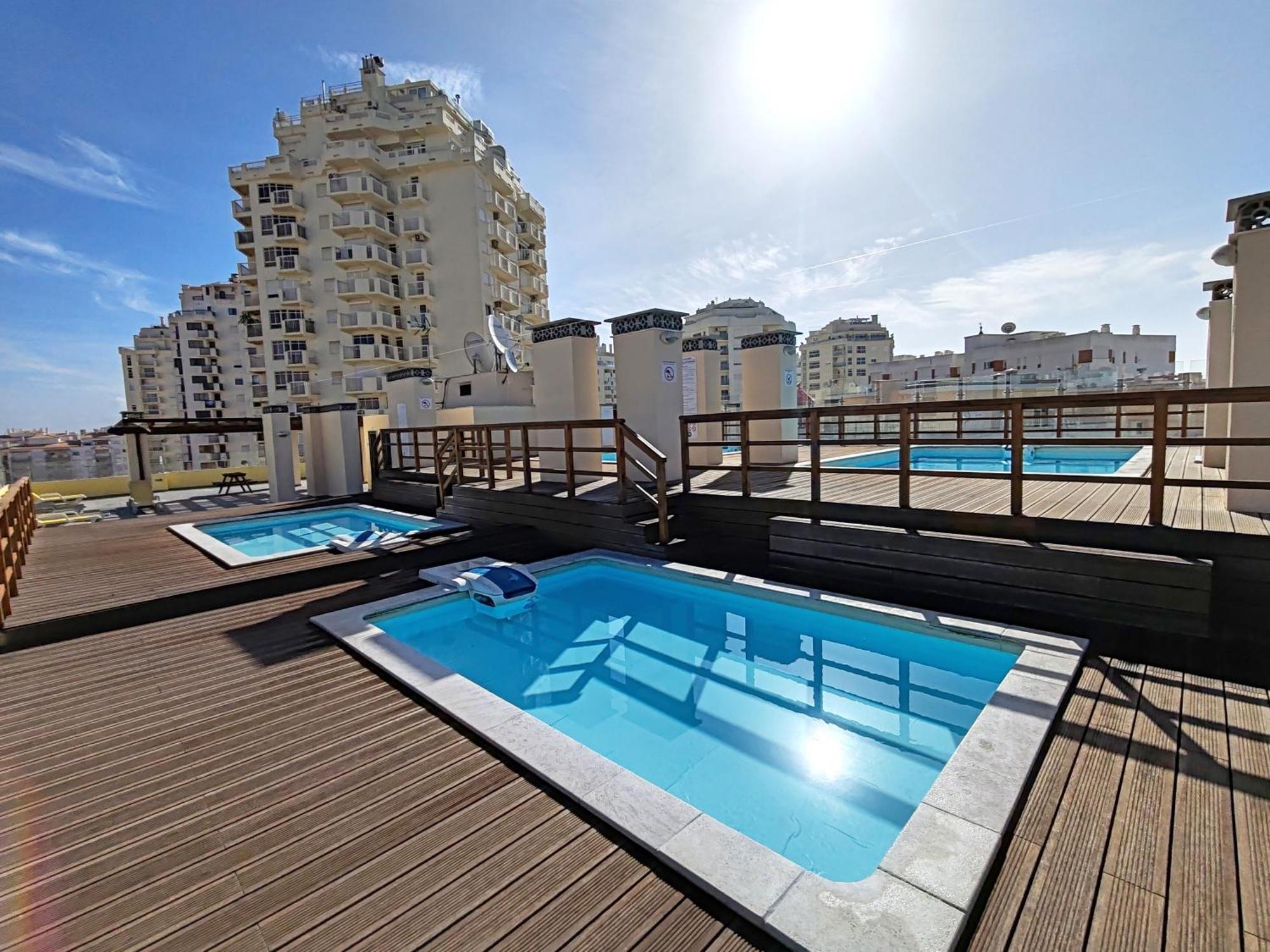 1B Terrace B - Casas & Papeis Apartment Armacao de Pera Bagian luar foto