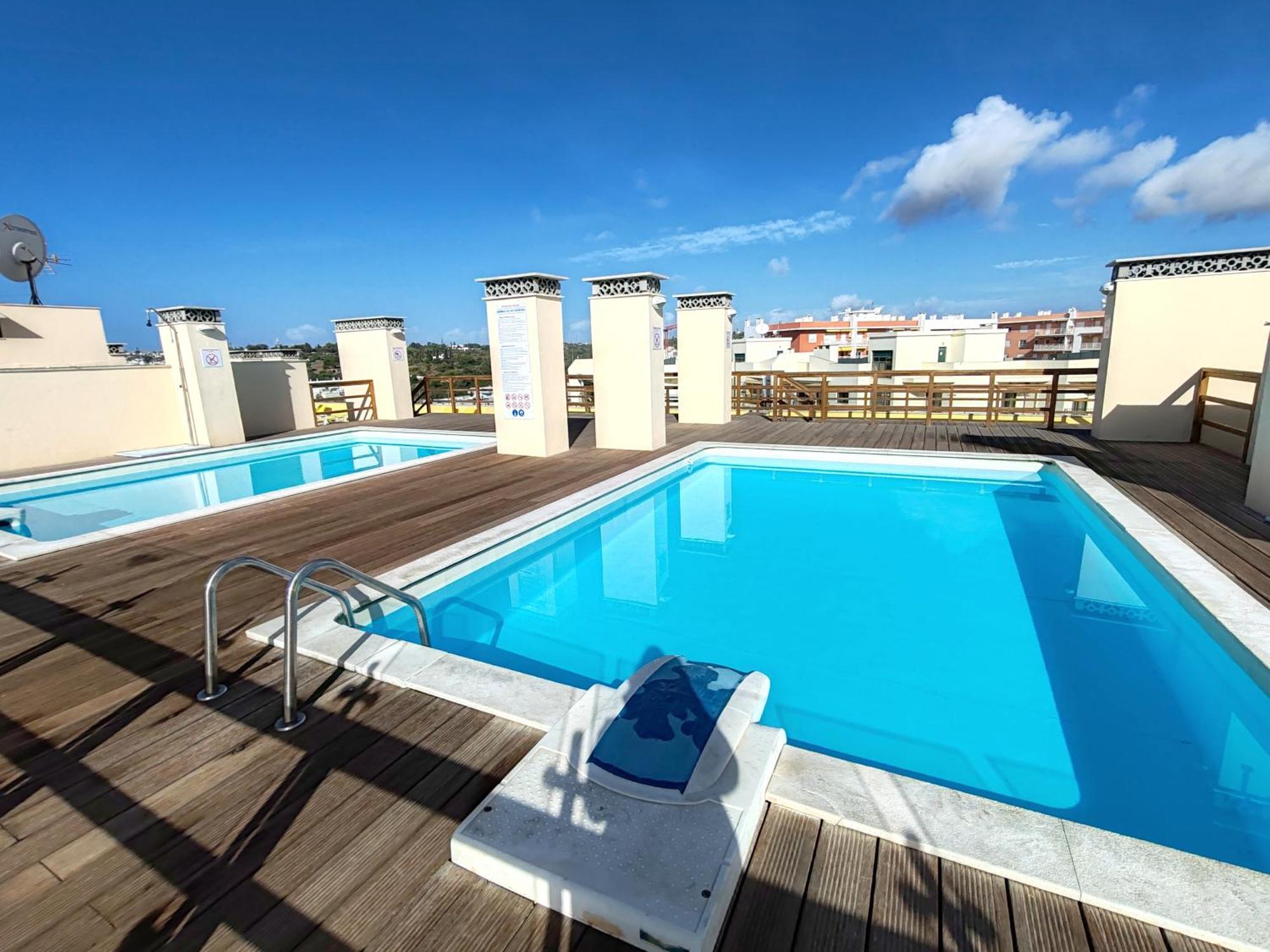 1B Terrace B - Casas & Papeis Apartment Armacao de Pera Bagian luar foto